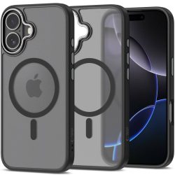 Θήκη Σιλικόνης Tech Magedge Magsafe για Apple iPhone 17  - Matte Black / Gunmetal