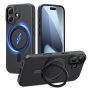 Θήκη Σιλικόνης Tech Protect Magring Magsafe για Apple iPhone 17  - Black