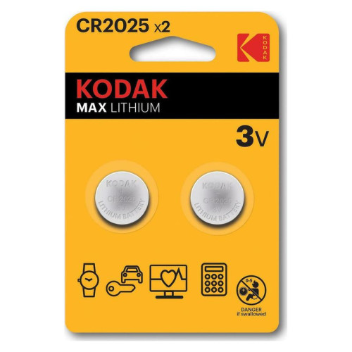 Αλκαλικές Μπαταρίες KODAK CR2025 2 τμχ