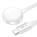Καλώδιο Φόρτισης Tech-Protect MC02 Ultraboost Magnetic Charging Type-C για Apple Watch 1m - White