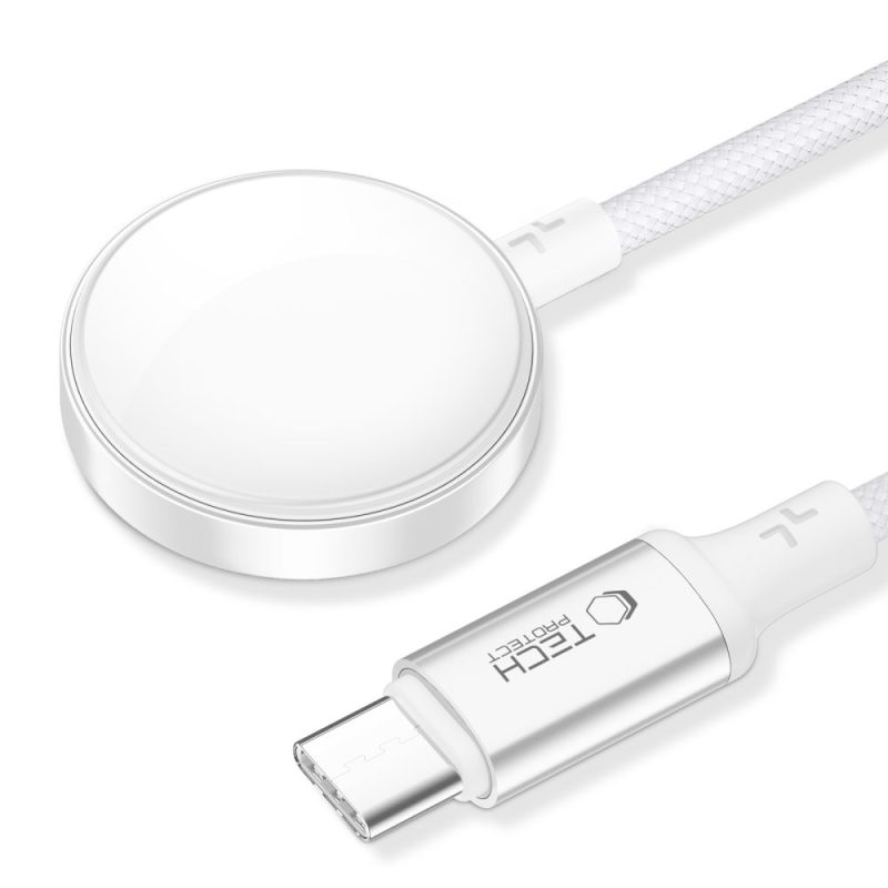 Καλώδιο Φόρτισης Tech-Protect MC02 Ultraboost Magnetic Charging Type-C για Apple Watch 1m - White