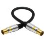 Ομοαξονικό καλώδιο τηλεόρασης RF 1,5m - Black