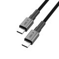Καλώδιο Φόρτισης Tech Protect Ultraboost DNA από Type-C σε Type-C 100W/5A, 0.50cm - Iron Grey