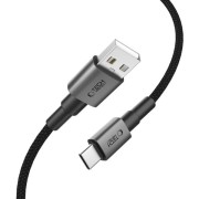 Καλώδιο Φόρτισης Tech Protect Ultraboost DNA από Usb σε Type-C 15W/3A, 2m - Iron Grey
