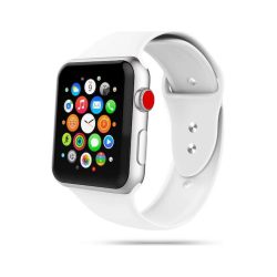 Λουράκι Σιλικόνης Sport Tech Protect για Apple Watch 38/40/41mm - White