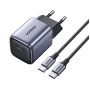 Φορτιστής Ugreen με Θύρα USB-C και Καλώδιο 1m USB-C 30W Fast Charge - Grey