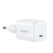 Φορτιστής Ugreen με Θύρα USB-C 30W Fast Charge - White