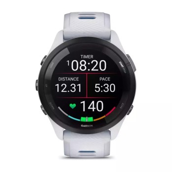 Garmin Forerunner 265 (46mm) - Αδιάβροχο Smartwatch με Παλμογράφο και Gps - Whitestone