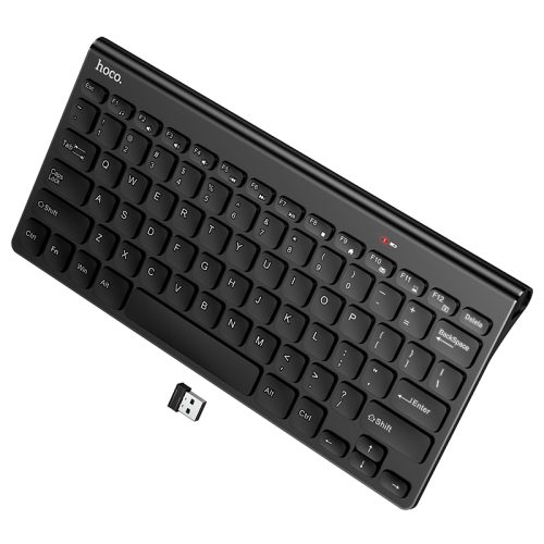 Ασύρματο Πληκτρολόγιο Hoco GM70 Dragon 2.4G Wireless Tenkeyless mini Keyboard English Version - Black