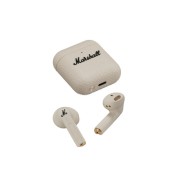 Marshall Minor IV TWS Earbud Bluetooth 5.3 Handsfree Ακουστικά με Αντοχή στον Ιδρώτα και Θήκη Φόρτιση - Cream