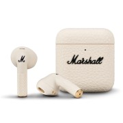 Marshall Minor IV TWS Earbud Bluetooth 5.3 Handsfree Ακουστικά με Αντοχή στον Ιδρώτα και Θήκη Φόρτιση - Cream