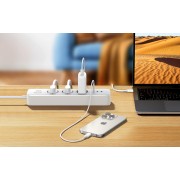 Πολύπριζο Ασφαλείας UGREEN CD286 25357 6 Θέσεων GaN PD 30W 2m - Λευκο