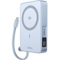 PowerBank UGREEN PB773 65958B Wireless MagSafe 10000mAh 25W Qi2 με καλώδιο USB-C και 1 Θύρα USB Τype-C - Grey