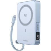 PowerBank UGREEN PB773 65958B Wireless MagSafe 10000mAh 25W Qi2 με καλώδιο USB-C και 1 Θύρα USB-C - Grey