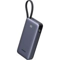 PowerBank UGREEN PB536 20000mAh με καλώδιο 45W USB-C και 1 Θύρα Usb-A και 1 Θύρα PD USB-C - Grey