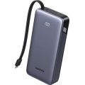 PowerBank UGREEN PB536 20000mAh με καλώδιο 45W USB-C και 1 Θύρα Usb-A και 1 Θύρα PD USB-C - Grey