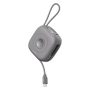 PowerBank Veger W1185 - MagCore 3in1 - 10,000mAh PD Wireless Charging 15W με Θύρα USB-C και Θύρα USB-C Power Delivery  - Grey