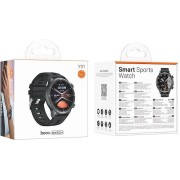 Smartwatch Hoco Y31 με Μικρόφωνο - Black