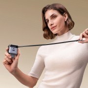 Φορτιστής Ugreen X614 65822 45W GaN PD με Καλώδιο Type-C Ρυθμιζόμενου Μήκους 0.7m και Θύρα USB-Α  & θύρα USB-C  - Grey