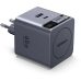 Φορτιστής Ugreen X615 65825 65W GaN PD με Καλώδιο Type-C Ρυθμιζόμενου Μήκους 0.7m και Θύρα USB-Α  & θύρα USB-C  - Grey