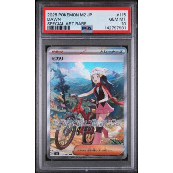 Dawn - Inferno X - Japanese 2025 - #115/080 - PSA GEM MINT 10 - Pokemon Graded Card