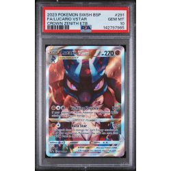 Lucario VSTAR - Black Star Promos - English 2023 - #SWSH291 - PSA GEM MINT 10 - Pokemon Graded Card 