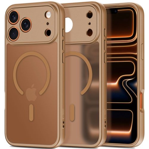 Θήκη Σιλικόνης Tech-Protect BasicMag με Magsafe για iPhone 17 Pro -Matte  Brown