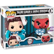 Funko Pop! Animation: Demon Slayer - Tanjiro Kamado & Sakonji Urokodaki (2 pack )