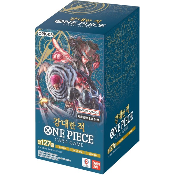 One Piece Card Game - (OP-03) - Pillars of Strength - Korean Booster Box (24 packs) 