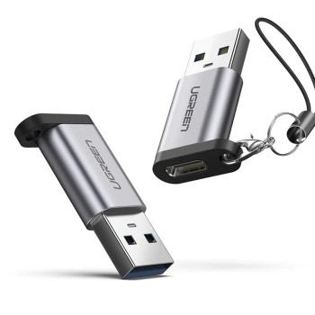 Αντάπτορας Στρογγυλός UGREEN  Usb- A 3.0 σε  Type C -  Grey