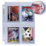 Ultra Pro (4-Pocket) Secure Platinum Series Page - Up-Loading για Toploaders(1 τμχ ) – Transparent