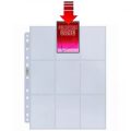 Ultra Pro (9-Pocket) Secure Silver  Series Page - Up-Loading για Toploaders (1 Τεμάχιο) – Transparent