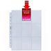Ultra Pro (9-Pocket) Secure Silver  Series Page - Up-Loading για Toploaders (100 Τεμάχια) – Transparent