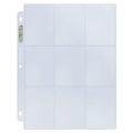 Ultra Pro (9-Pocket) Secure Silver  Series Page - Up-Loading για Toploaders (1 Τεμάχιο) – Transparent
