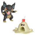 Pokémon Battle Figure Set – Alolan Rattata & Sandygast 2-Pack