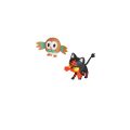 Pokémon Battle Figure Set – Rowlet & Litten 2-Pack