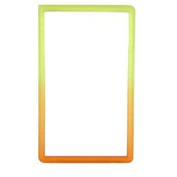 Bumper Protector TPU Σιλικόνης Για PSA Slabs –Neon Yellow - Light Orange  Glitter Gradient 