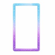 Bumper Protector TPU Σιλικόνης Για PSA Slabs –Brilliant Blue - Purple Glitter