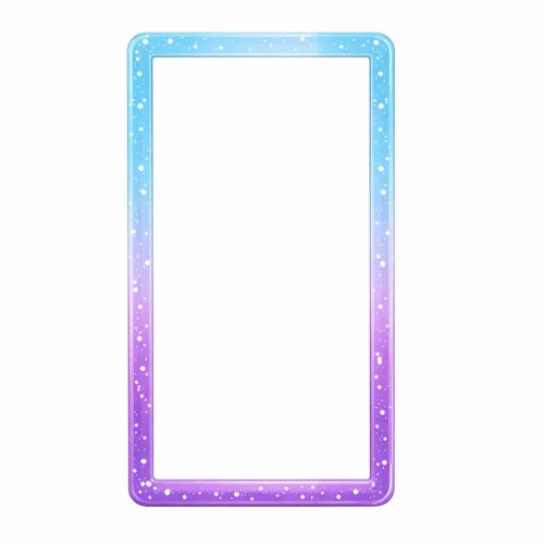 Bumper Protector TPU Σιλικόνης Για PSA Slabs –Brilliant Blue - Purple Glitter