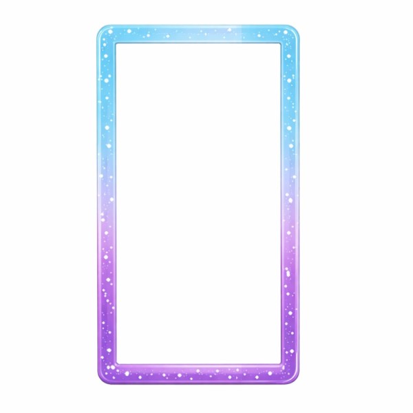 Bumper Protector TPU Σιλικόνης Για PSA Slabs –Brilliant Blue - Purple Glitter