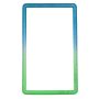 Bumper Protector TPU Σιλικόνης Για PSA Slabs – Green - Blue Glitter Transparent Gradient 