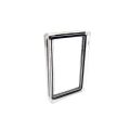 Μαγνητική Διαφανής Ακρυλική Θήκη για BGS Slabs με Μαύρη Προστατευτική Ενίσχυση – Premium Display Stand 