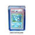Μαγνητική Διαφανής Ακρυλική Θήκη για PSA Graded Card με Μπλέ Προστατευτική Ενίσχυση  Στο Πλαίσιο  – Premium Display Stand