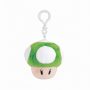  Super Mario Brothers Λούτρινο Keychain - Green Mushroom (12,5cm)