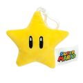   Super Mario Brothers  Λούτρινο Keychain - Super Star (12,5cm)