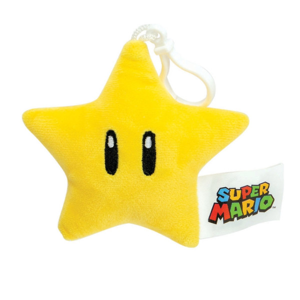   Super Mario Brothers  Λούτρινο Keychain - Super Star (12,5cm)