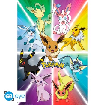 GB eye: Pokemon Eevee και Eeveelutions - Poster Maxi (91.5 x 61cm)
