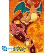 GB eye: Pokemon Fire Type - Poster Maxi (91.5 x 61cm)