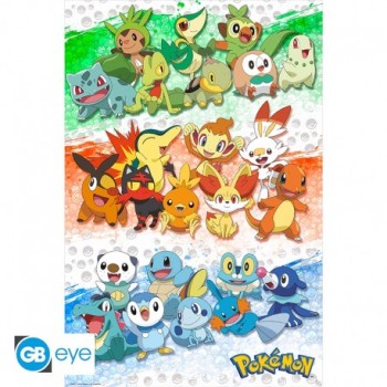 GB eye: Pokemon First Partners -  Poster Maxi (91.5 x 61cm)