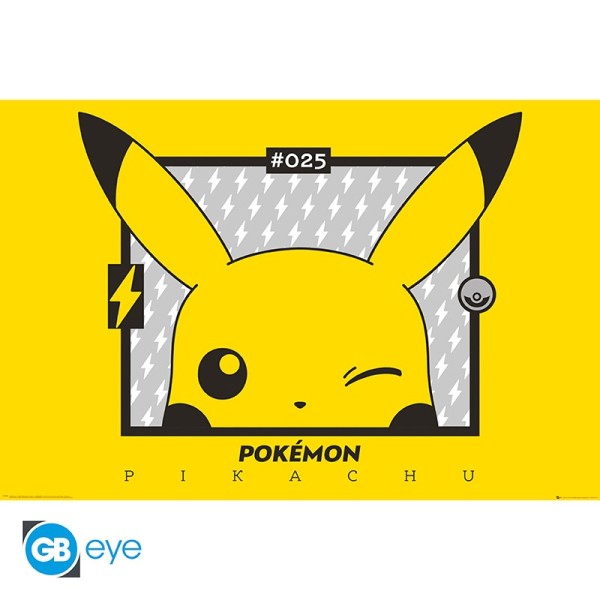 GB eye: Pokemon Pikachu Wink  - Poster Maxi (91.5 x 61cm)